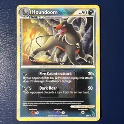 Houndoom 5/90 Undaunted League Promo Reverse Holo Rare Pokemon Card Near Mint 1B - Image 3