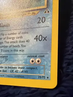 Kabutops 25/75 Neo Discovery Regular Pokemon Tcg VLP - Image 4