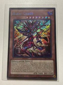 Konami Yu-Gi-Oh! Black Chaos CORI-EN001 Chaos Origins Secret Rare 1st - Image 1