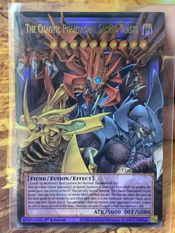 Yu-Gi-Oh! TCG Tha Chaotic Phantasmal Sacred Beasts 1st Edition Extended Art - Image 1