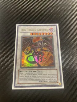 Red Dragon Archfiend TDGS-EN041 the Duelist Genesis 1st Edition NM/LP - Image 1