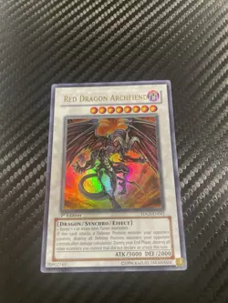 Red Dragon Archfiend TDGS-EN041 the Duelist Genesis 1st Edition NM/LP - Image 2