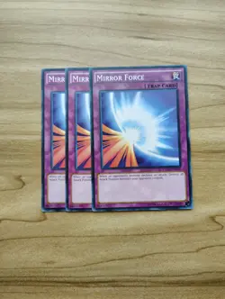 Yu-Gi-Oh! - Mirror Force 3x - Full Playset Of Cards - Image 1