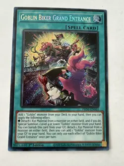 Yugioh - Goblin Biker Grand Entrance - Secret - 1st - PHNI-EN061 - NM - Image 1