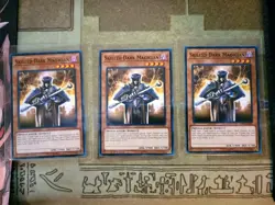 YUGIOH 3X SKILLED DARK MAGICIAN LEDD-ENA06 OR SD6 COMMON 1ST ED NM - Image 1