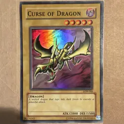 Yu-Gi-Oh! The Legend of Blue Eyes White Dragon Curse of Dragon LOB-066 Unlimited - Image 1