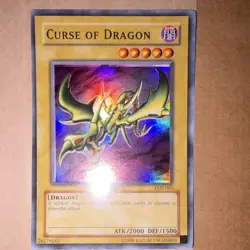 Yu-Gi-Oh! The Legend of Blue Eyes White Dragon Curse of Dragon LOB-066 Unlimited - Image 2