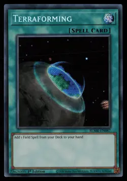 Yugioh Terraforming BLMR-EN087 1st Edition Secret Rare NM - Image 1