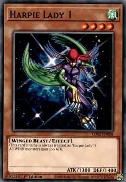 Harpie Lady 1 - LDS2-EN068 - Common - 1st Edition - Lightly Played - Image 1