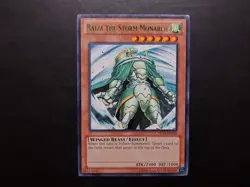 Yugioh - Raiza the Storm Monarch DL11-EN008 Rare Green Duelist League - Image 1