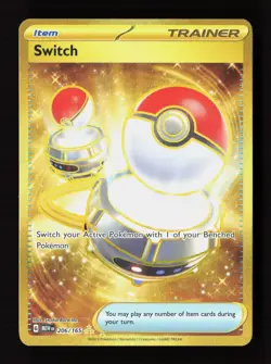 Switch 206/165 Hyper Rare 151 Pokemon Holo Near Mint - Image 1