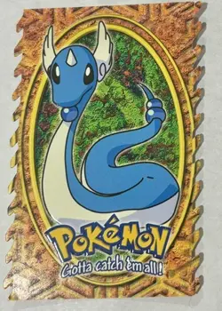 Pokemon Topps Evolution Dragonair #11 of 12 Die Cut Card Vintage 1999 Blue Label - Image 1