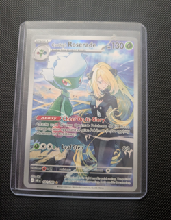 Cynthia's Roserade 184/182 Destined Rivals Illustration Rare Full Art Holo ENG - Image 1