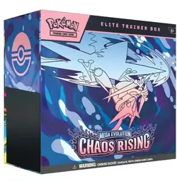 Pokemon Chaos Rising Elite Trainer Box ETB English 2023 Greninja 165 Cards - Image 1