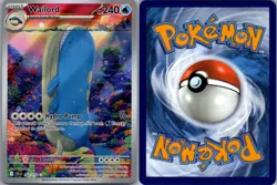 Wailord 162/159 Journey Together Pokemon TCG Holo Illustration Rare NM - Image 3