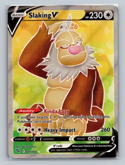 Pokemon GO #077/078 Slaking V (Full Art) - Image 1