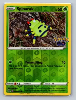 Pokemon GO #006/078 Spinarak (Peelable Ditto) - Image 1