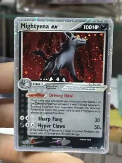Mightyena ex 101/110 EX Holon Phantoms 2006 Holo Rare Pokemon Card TCG - Image 3