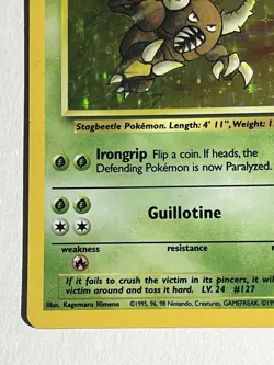Pinsir 9/64 Jungle Set Rare Holo Vintage Pokemon TCG Card MP - Image 5