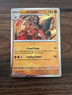 Hisuian Arcanine - (Cosmos Holo) Blister Exclusives 100/167 Promo Pokemon Card - Image 1