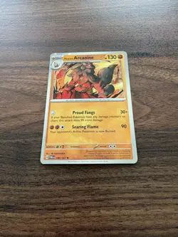 Hisuian Arcanine - (Cosmos Holo) Blister Exclusives 100/167 Promo Pokemon Card - Image 2