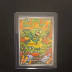 Snivy 087/086 Illustration Rare Black Bolt Pokemon NM - Image 2