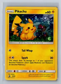 Pikachu - SM86 Holo Promo Sun & Moon Promo Pokemon Near Mint - Image 1