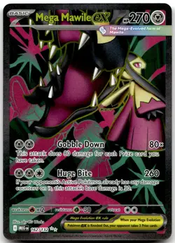 Mega Mawile ex 162/132 Holo Ultra Rare Mega Evolution Near Mint - Image 1