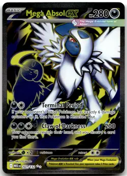Mega Absol ex 161/132 Holo Ultra Rare Mega Evolution Near Mint - Image 1