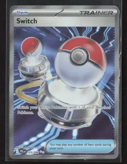 Switch 123/094 Ultra Rare Phantasmal Flames Pokemon Holo Near Mint - Image 1