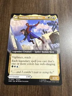 Magic The Gathering Peter Parker Amazing Spider Man Disney Exclusive Promo Card - Image 1