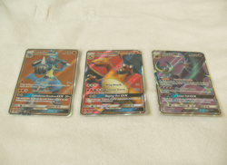 Pokemon Charizard SM60 Lucario 122/131 Lunala 141/149 GX Full Art Bundle - Image 2
