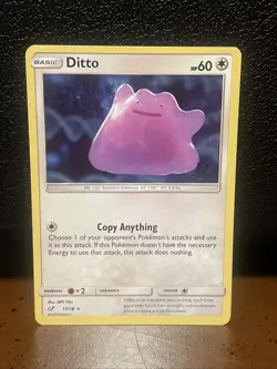 Pokemon Tcg Ditto 17/18 Detective Pikachu Holo - Image 1
