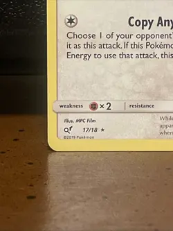 Pokemon Tcg Ditto 17/18 Detective Pikachu Holo - Image 5