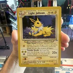 Light Jolteon 48/105 Uncommon Neo Destiny Pokemon Unlimited LP - Image 1