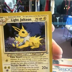 Light Jolteon 48/105 Uncommon Neo Destiny Pokemon Unlimited LP - Image 3