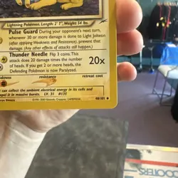 Light Jolteon 48/105 Uncommon Neo Destiny Pokemon Unlimited LP - Image 4