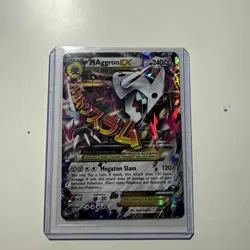 Pokemon - M Aggron EX 94/160 Primal Clash - Holo EX Rare - Image 1