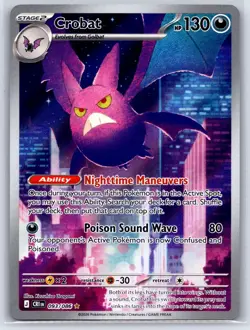 CROBAT 093/086 CHAOS RISING POKEMON NEAR MINT - Image 1
