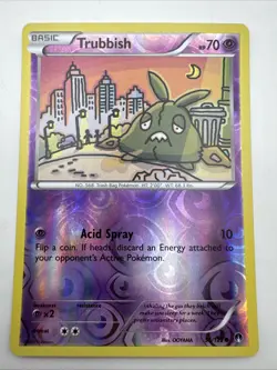 Trubbish Reverse Holo XY BREAKpoint 56/122 NM Pokemon - Image 1