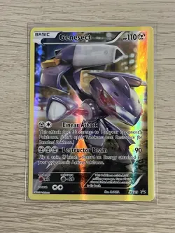 Pokemon TCG Genesect XY119 Black Star Promo Holo Card NM - Image 1