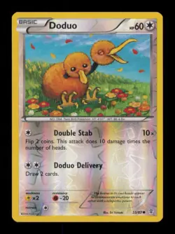REVERSE HOLO DODUO COMMON 55/83 HP POKEMON - Image 1