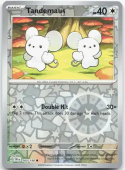 TANDEMAUS 160/198 Scarlet & Violet Pokemon Reverse Holo Common Near Mint - Image 1