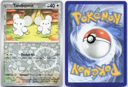 TANDEMAUS 160/198 Scarlet & Violet Pokemon Reverse Holo Common Near Mint - Image 3