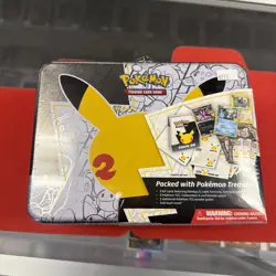 Pokemon TCG Celebrations 25th Anniversary Collector Chest Lunchbox Tin Sealed 820650809415 - Image 1