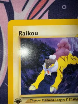 Pokemon Neo Revelation Raikou 22/64 1st Edition Rare Lightly Played Condition - Image 4