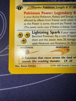 Pokemon Neo Revelation Raikou 22/64 1st Edition Rare Lightly Played Condition - Image 5