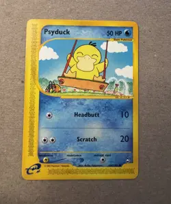 Psyduck 104/147 Aquapolis Pokemon Card WOTC Vintage NM Condition - Image 2