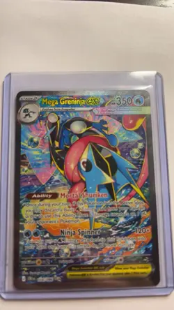 Pokemon Mega Greninja EX 116/086 XY BREAKpoint Secret Rare Full Art Holo - Image 2