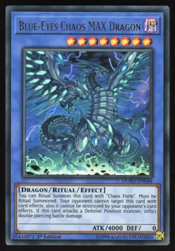 Blue-Eyes Chaos MAX Dragon - DUPO-EN048 - Ultra Rare - 1st Edition Yugioh - Image 1
